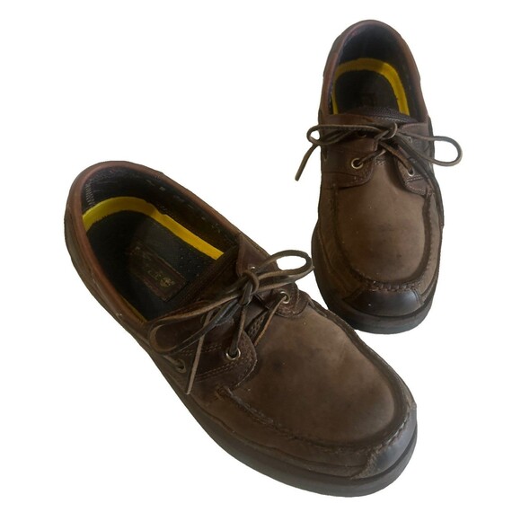 Timberland  2-Eye Boat Shoes Mens 11M Brown Leather Lace-Up Classic 71054 main image 3